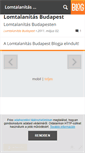 Mobile Screenshot of lomtalanitasbudapest.blog.hu