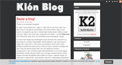 Desktop Screenshot of klon2.blog.hu