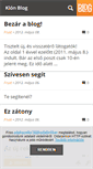 Mobile Screenshot of klon2.blog.hu