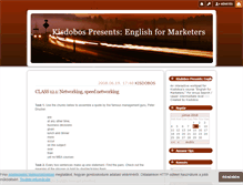 Tablet Screenshot of englishformarketers.blog.hu