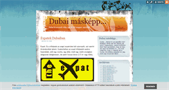 Desktop Screenshot of dubaimaskepp.blog.hu