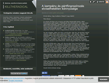 Tablet Screenshot of killtheradical.blog.hu