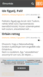 Mobile Screenshot of elmunkas.blog.hu