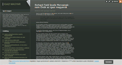 Desktop Screenshot of igazimagyar.blog.hu