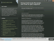 Tablet Screenshot of igazimagyar.blog.hu