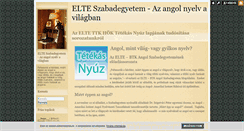 Desktop Screenshot of angolavilagban-szabadegyetem.blog.hu