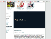 Tablet Screenshot of moje-akvarium.blog.cz