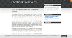 Desktop Screenshot of facebookreszveny.blog.hu