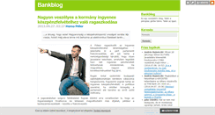 Desktop Screenshot of bankblog.blog.hu