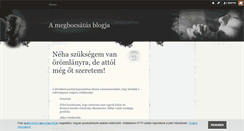 Desktop Screenshot of megbocsatas.blog.hu