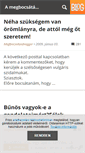 Mobile Screenshot of megbocsatas.blog.hu