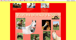 Desktop Screenshot of horses-happy.blog.cz