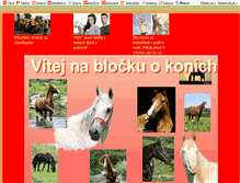 Tablet Screenshot of horses-happy.blog.cz