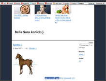Tablet Screenshot of bellasara.blog.cz