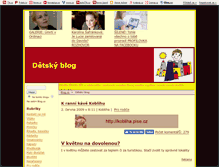 Tablet Screenshot of detsky.blog.cz