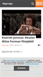 Mobile Screenshot of bigacsiga.blog.hu