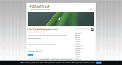 Desktop Screenshot of forjatslif.blog.cat