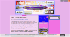 Desktop Screenshot of hirbase.blog.hu