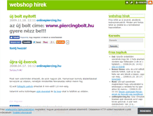 Tablet Screenshot of onlinepiercing.blog.hu