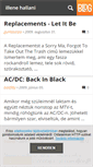 Mobile Screenshot of illenehallani.blog.hu