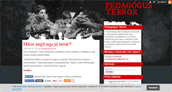 Desktop Screenshot of pedagogusterror.blog.hu