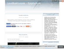Tablet Screenshot of levelkaktusz.blog.hu