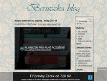 Tablet Screenshot of beruzzka.blog.cz