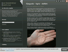 Tablet Screenshot of egyediekszerek.blog.hu