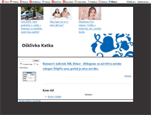 Tablet Screenshot of osklivka-katka-tv.blog.cz