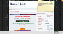 Desktop Screenshot of elelmiszerbiztonsag.blog.hu