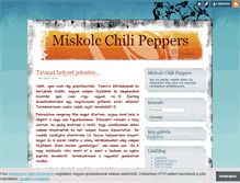 Tablet Screenshot of miskolcpeppers.blog.hu