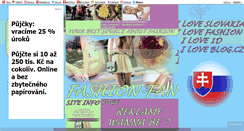 Desktop Screenshot of fashion-fan.blog.cz