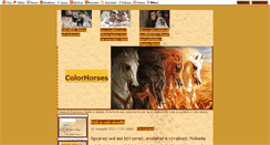 Desktop Screenshot of colorhorses.blog.cz