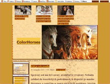 Tablet Screenshot of colorhorses.blog.cz