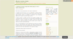 Desktop Screenshot of mitegyek.blog.hu