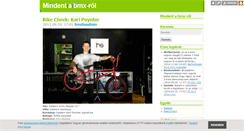 Desktop Screenshot of bmxhu.blog.hu