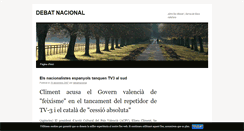 Desktop Screenshot of debatnacional.blog.cat