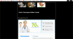 Desktop Screenshot of orderclonazepamonlinecanadayj.blog.cz