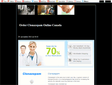Tablet Screenshot of orderclonazepamonlinecanadayj.blog.cz