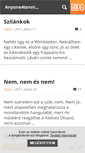 Mobile Screenshot of anyone4tennis.blog.hu