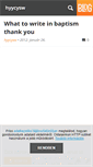 Mobile Screenshot of hyycysw.blog.hu