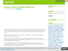 Tablet Screenshot of hyycysw.blog.hu