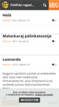 Mobile Screenshot of anyafold.blog.hu