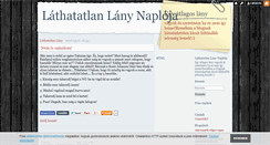 Desktop Screenshot of lathatatlanlanynaploja.blog.hu