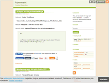 Tablet Screenshot of komment.blog.hu