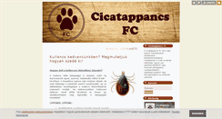 Desktop Screenshot of cicatappancsfc.blog.hu
