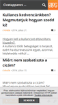Mobile Screenshot of cicatappancsfc.blog.hu