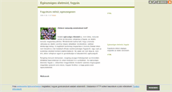 Desktop Screenshot of egeszsegeseletmod-fogyas.blog.hu