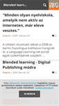 Mobile Screenshot of blendedlearning.blog.hu