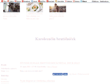 Tablet Screenshot of karoleenka.blog.cz